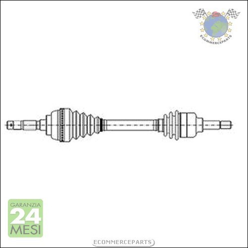 Semiasse metelli posteriore - semiasse,