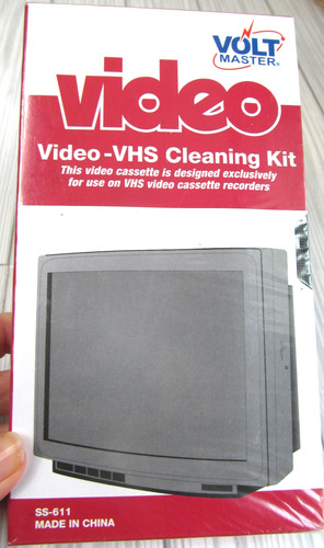 Video vhs kit pulizia testa - kit,