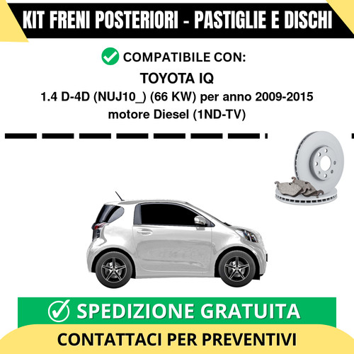 Kit freni posteriori per - freni,