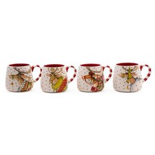 SET 4 TAZZE RENNE NUOVE CON