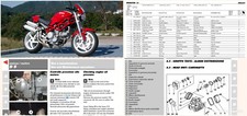 Manuale officina Ducati Monster S2R 800 + Catalogo ricambi