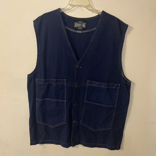 Gilet jeans cowboy uomo