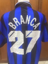 maglia shirt camiseta Calcio INTER #27 Branca Umbro Pirelli 1996-1997