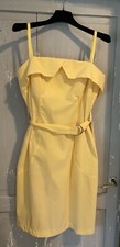 Vestito donna Occhi Neri particolare tg.S Made in Italy giallo chiaro