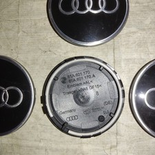 Audi hub cover polished black - cover,