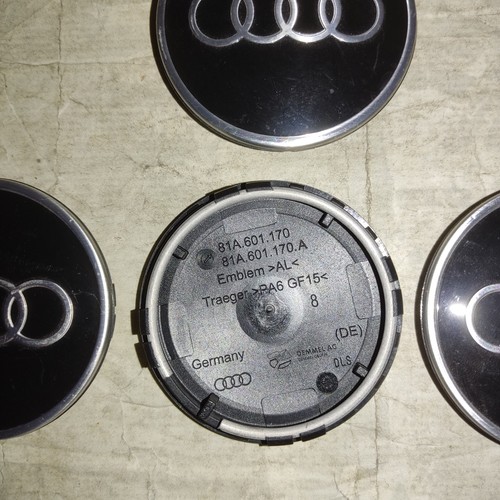 Coprimozzo audi nero lucido - coprimozzo,
