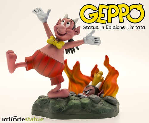 Geppo statua resina - geppo,