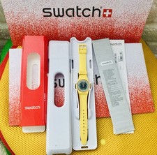 Swatch YELLOW RACER 1984 NUOVO