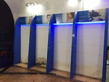 Scaffalatura componibile con mensole in vetro