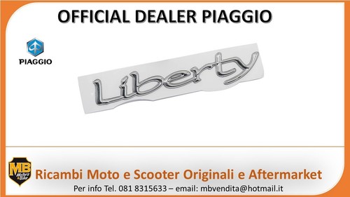 Targhetta scritta liberty - scritta, "liberty"