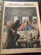 La Domenica del Corriere 24 1954 Caglio Montagna Caso Montesi, Cenacolo Leonardo