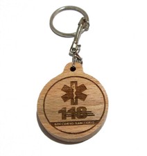 118 soccorso portachiave - , legno