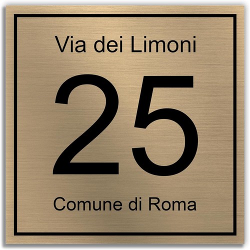 Numero civico moderno - numero,
