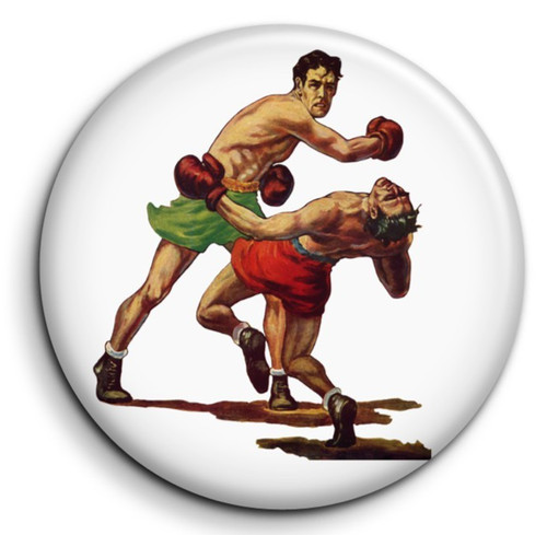 Boxe vintage badge 38mm - boxe,