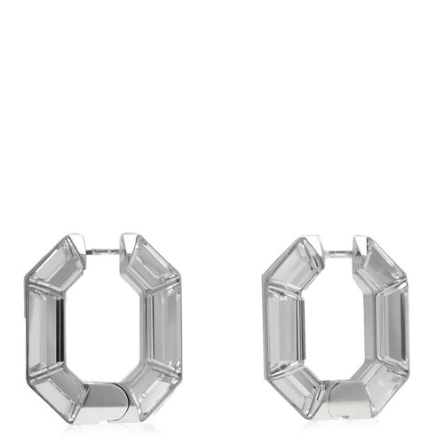 Swarovski lucent octagon hoop - lucent,