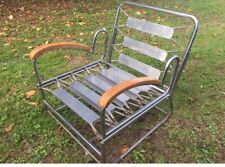 Poltrona Letto Regolabile Bauhaus In Chromo E Legno Di Noce Di Marcel Breuer 