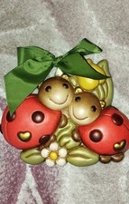 Thun Formella Coppia Di Coccinelle Rosse Fuori Produzione Introvabile 