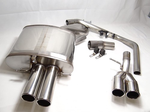 Scarico sportivo acciaio - acciaio, inox