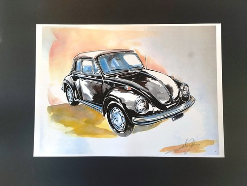 Disegno stampa auto volkswagen - stampa,