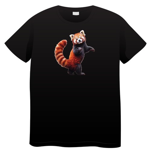 Shirt panda rossa - panda,