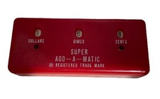 Contatore supermercato supermercato vintage Super Add-A-Matic anni '60 - calcolatrice