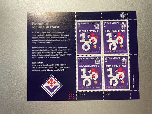 2026 san marino foglietto - marino,