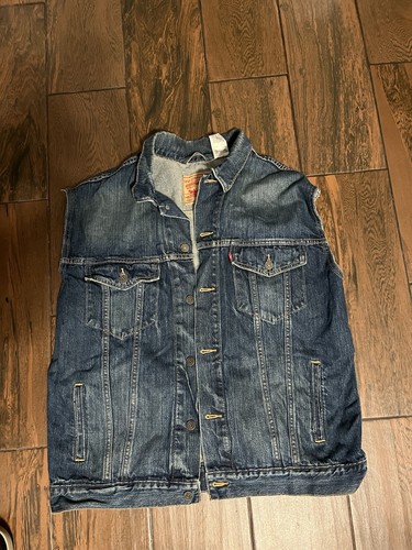 Giacca jeans smanicata