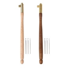 Strumento per uncinetto per perline, uncinetto Tambour con 3 ganci, uncinetto