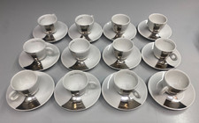 Set 12 tazzine Illy Collection 2002 by Pistoletto - ottime senza scatola