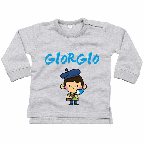 Felpa neonato personalizzata