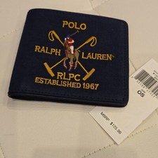Ralph Loren polo blu navy tela