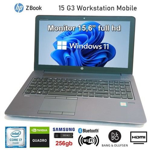 Zbook intel i7 - hp, g3