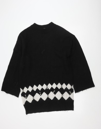 Women black shift dress - black,