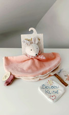 Doudou plat rond souris - rond,