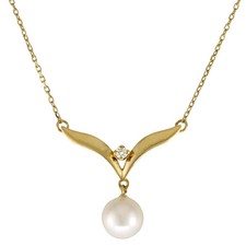 Collana MIKIMOTO da donna con diamanti 18 carati