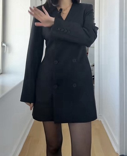 Zara double breasted blazer - double,