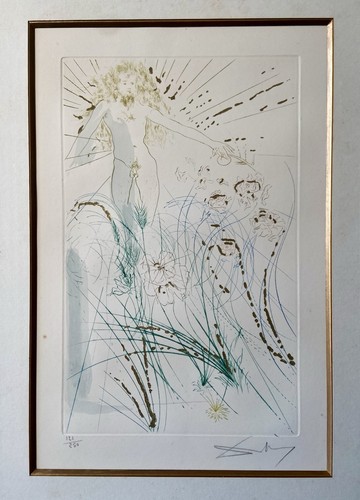Salvador dali 1971 signed - salvador,
