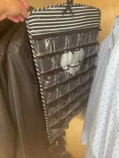 Organizer Portatutto verticale da armadio Cravatte Cinture Intimo Collant etc...