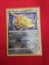 STEELIX LUCENTE 124/196 ORIGINE PERDUTA CARTA POKEMON ITA RARA MINT
