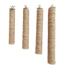 2 x (pappagallo animale domestico in piedi appendiabiti artiglio fiocco bastone Pa8137