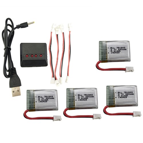 Batteria lipo 220 mah - 3,7,