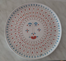 VASSOIO/PIATTO IN CERAMICA di CERASARDA "I SOLI DI PRIMAVERA" by Mario De Biase