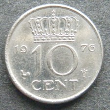 Olanda, 10 centesimi 1976