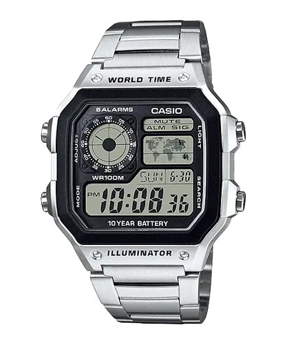 Orologio uomo casio acciaio - orologio,