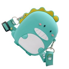 Borsa a tracolla in silicone moda 1pc Portamonete portaoggetti squisito (verde)