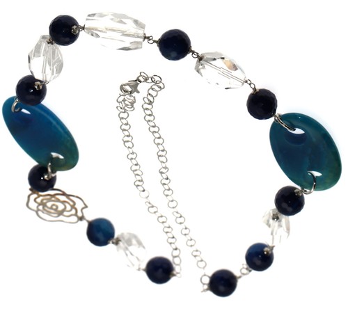 Lunga collana donna - collana, argento