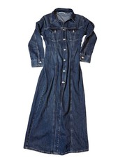 Maxi abito Zara denim bottoni