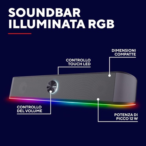 Soundbar illuminata rgb - soundbar, pc