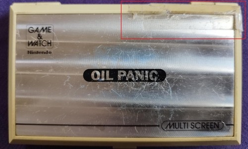 Nintendo game watch - watch, oil