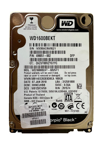 Hard disk s ata - hard, 160gb